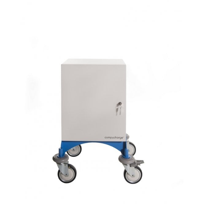 Compucharge Compucharge  ChargeBay 10 - Storage & charging cabinet for up to 10 iPads, tablets, or Chromebooks with trolley base