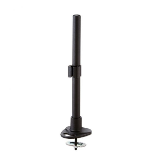 Lindy Lindy  400mm Pole with Desk Clamp and Cable Grommet, Black