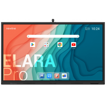 Newline TT-6523QCA+ ELARA PRO 4k 65" Interactive Touchscreen - Built in camera and Mic