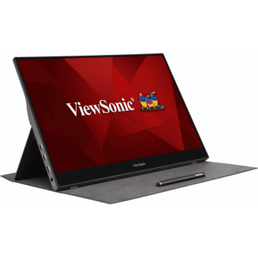 ViewSonic TD1655 - LED monitor - 15.6" (15.6" viewable) - touchscreen - 1920 x 1080 Full HD (1080p) - TN - 250 cd/m² - 800:1 - 14 ms - HDMI, USB-C - speakers